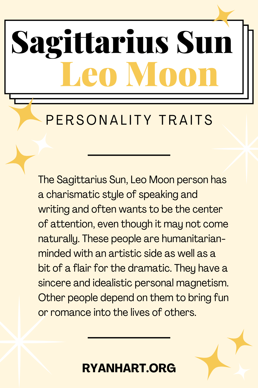 Sagittarius Sun Leo Moon Description