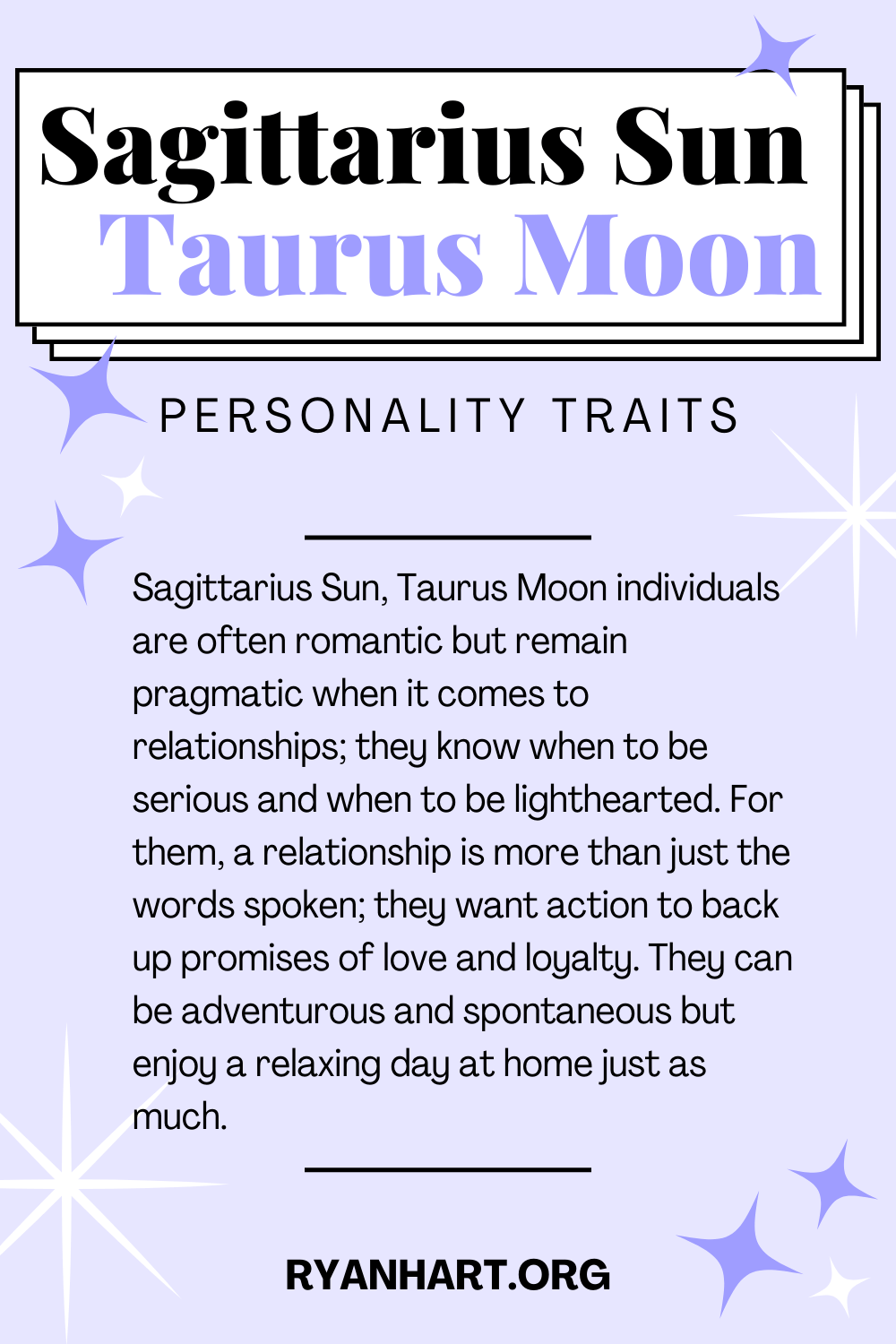 Sagittarius Sun Taurus Moon Description
