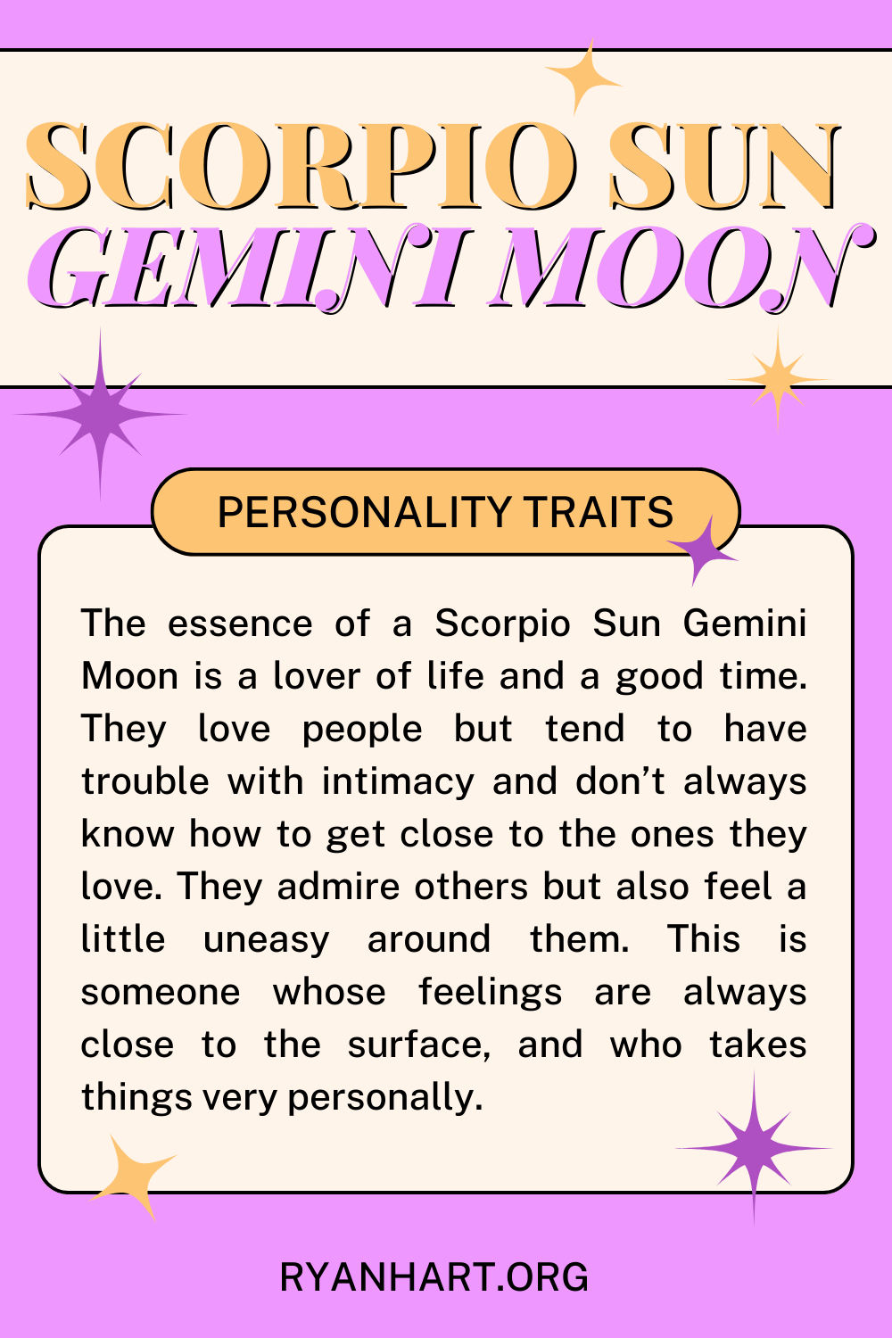 Scorpio Sun Gemini Moon Description