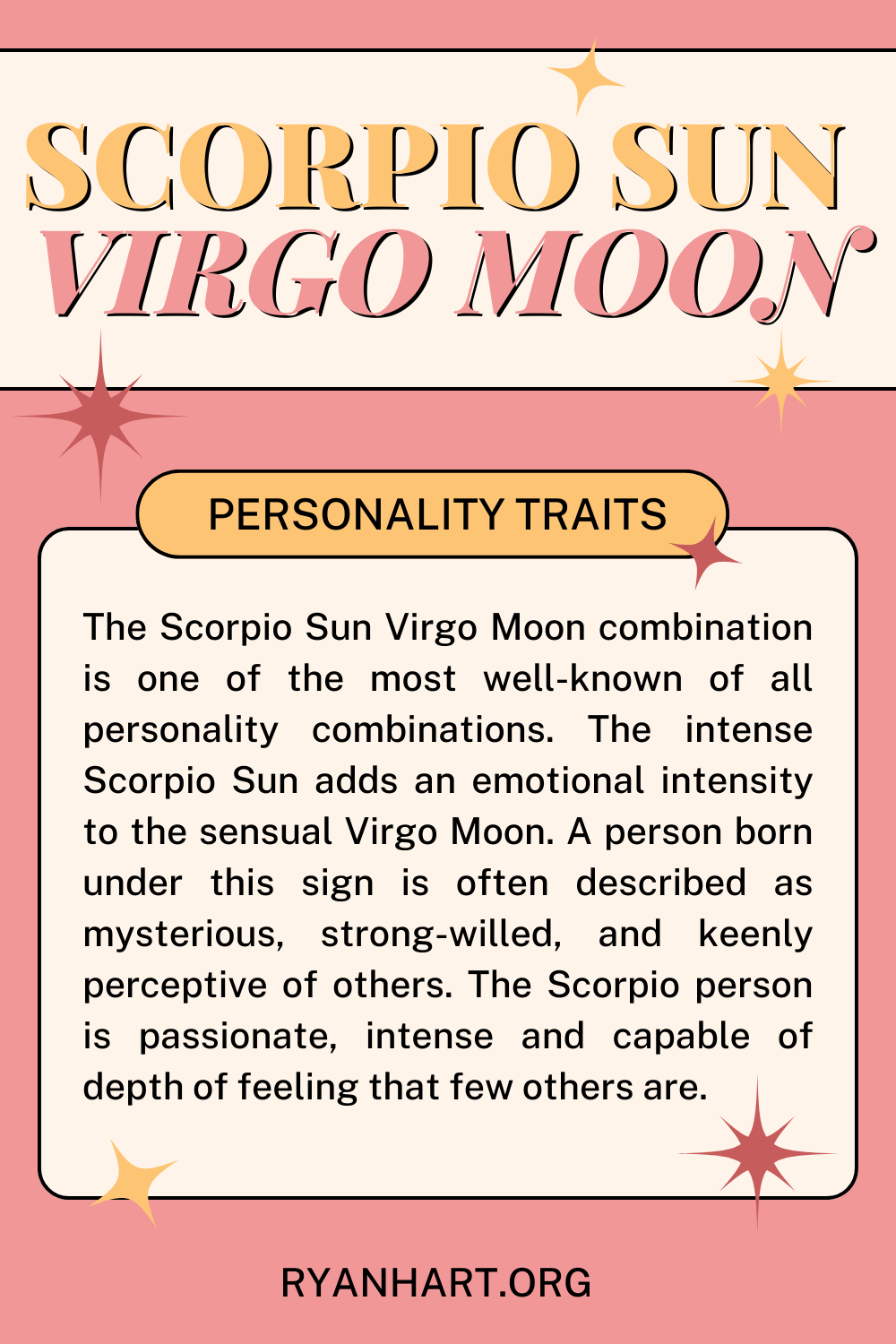 Scorpio Sun Virgo Moon Description