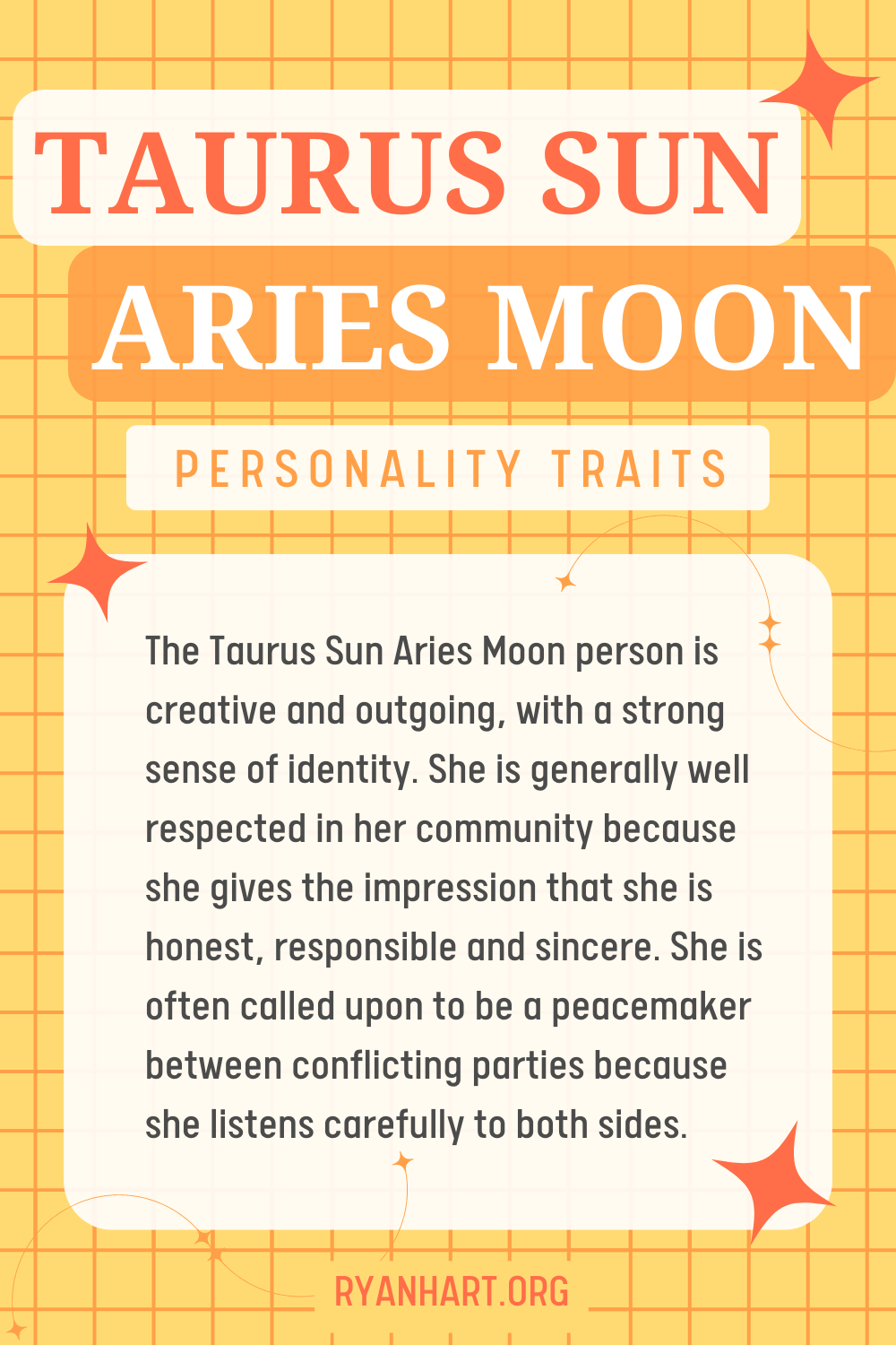 Taurus Sun Aries Moon Description