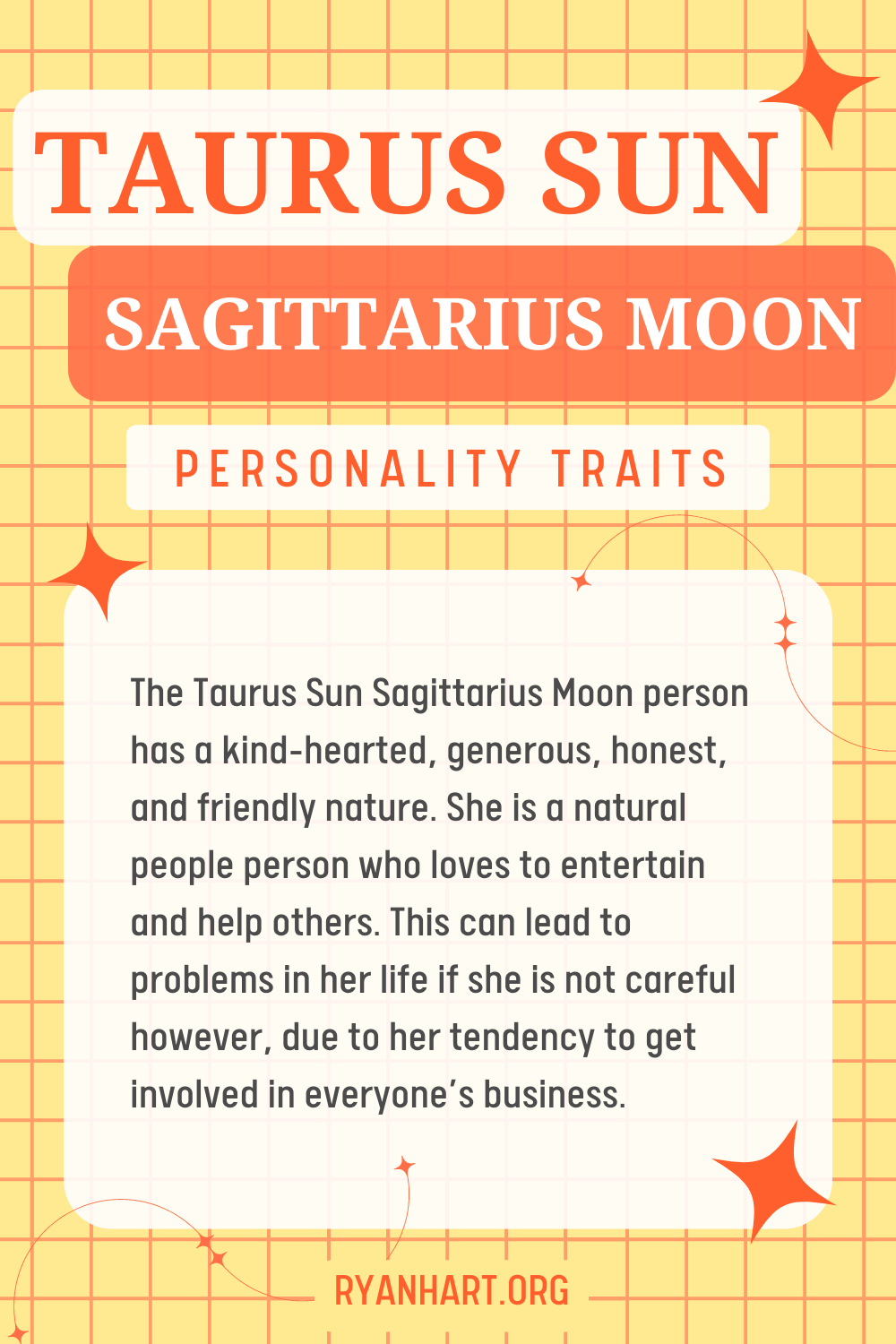 Taurus Sun Sagittarius Moon Description