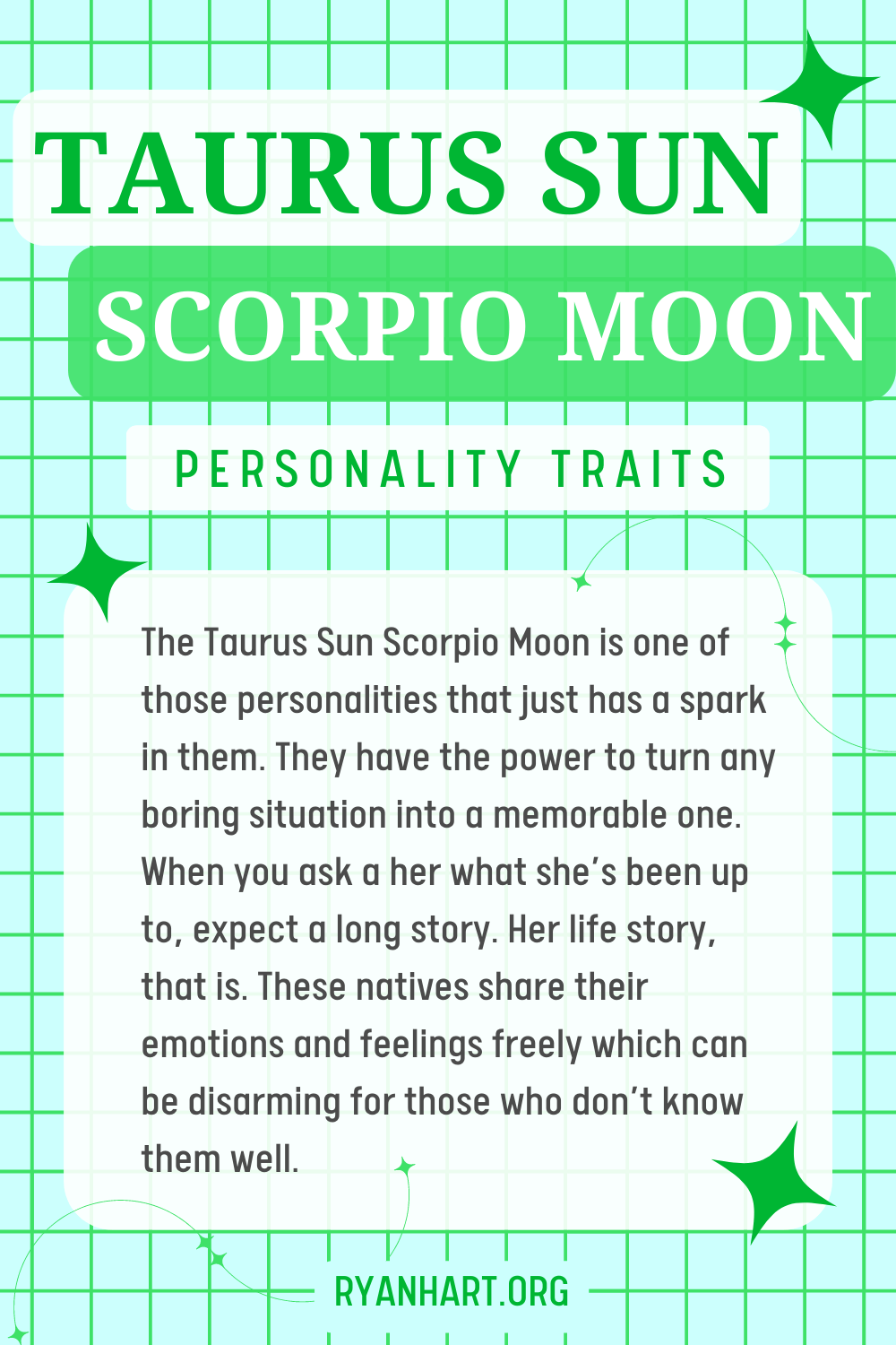 Taurus Sun Scorpio Moon Description