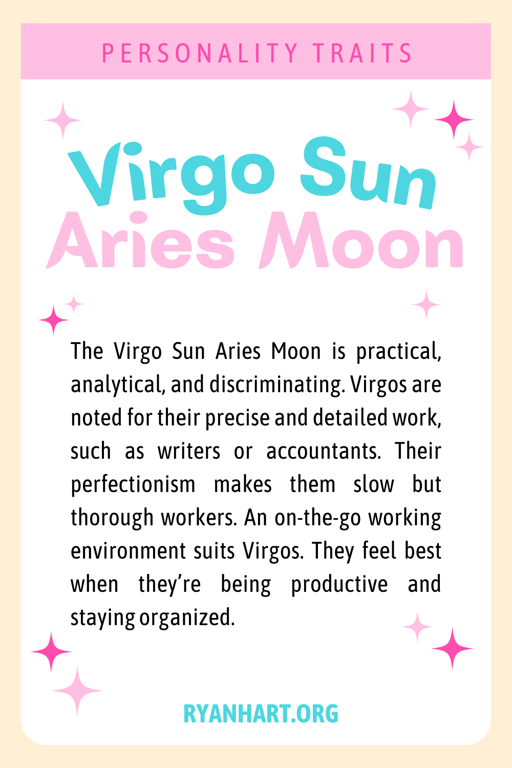 Virgo Sun Aries Moon Description