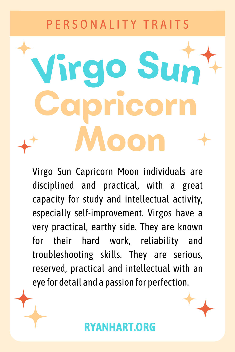 Virgo Sun Capricorn Moon Description