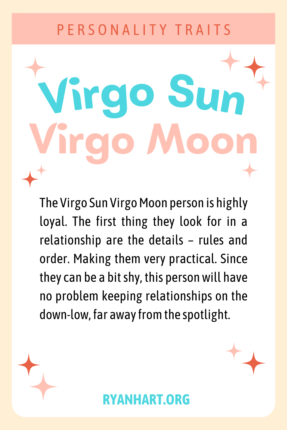 Virgo Sun Virgo Moon Description