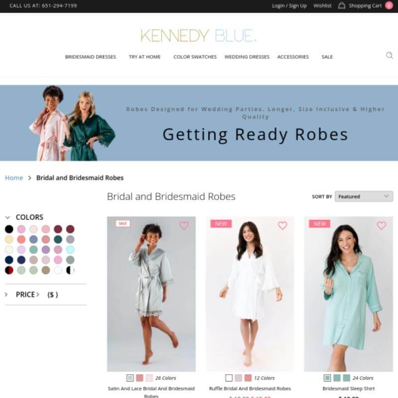 Kennedy Blue website