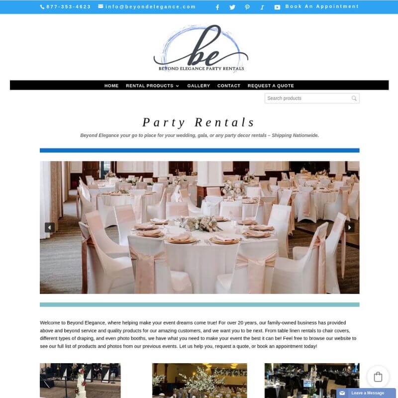 Beyond Elegance website