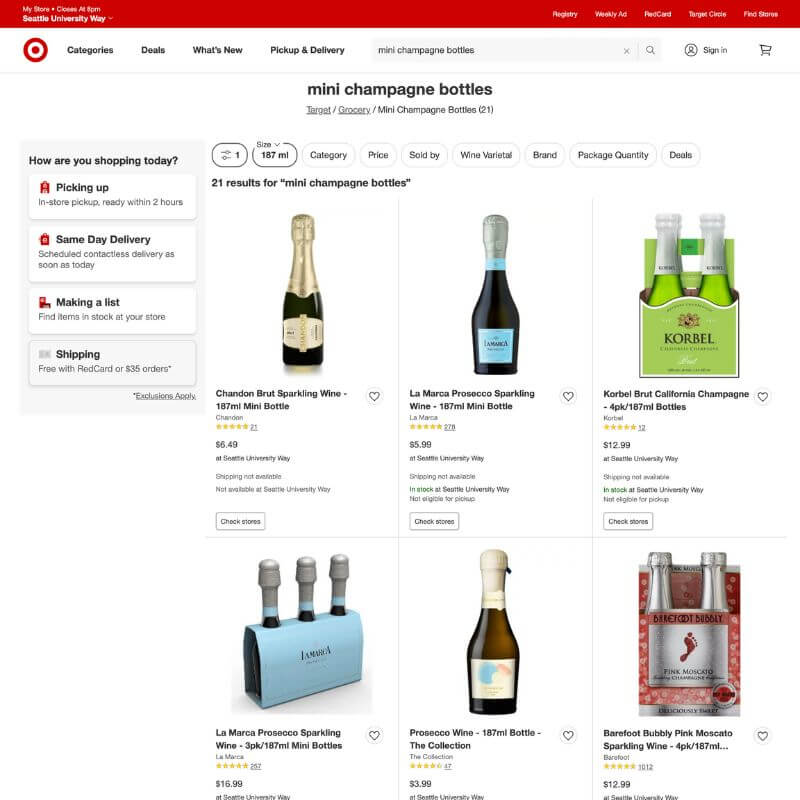 Target website